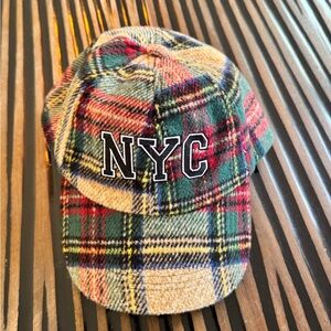 Plaid NYC Cap Steve Madden